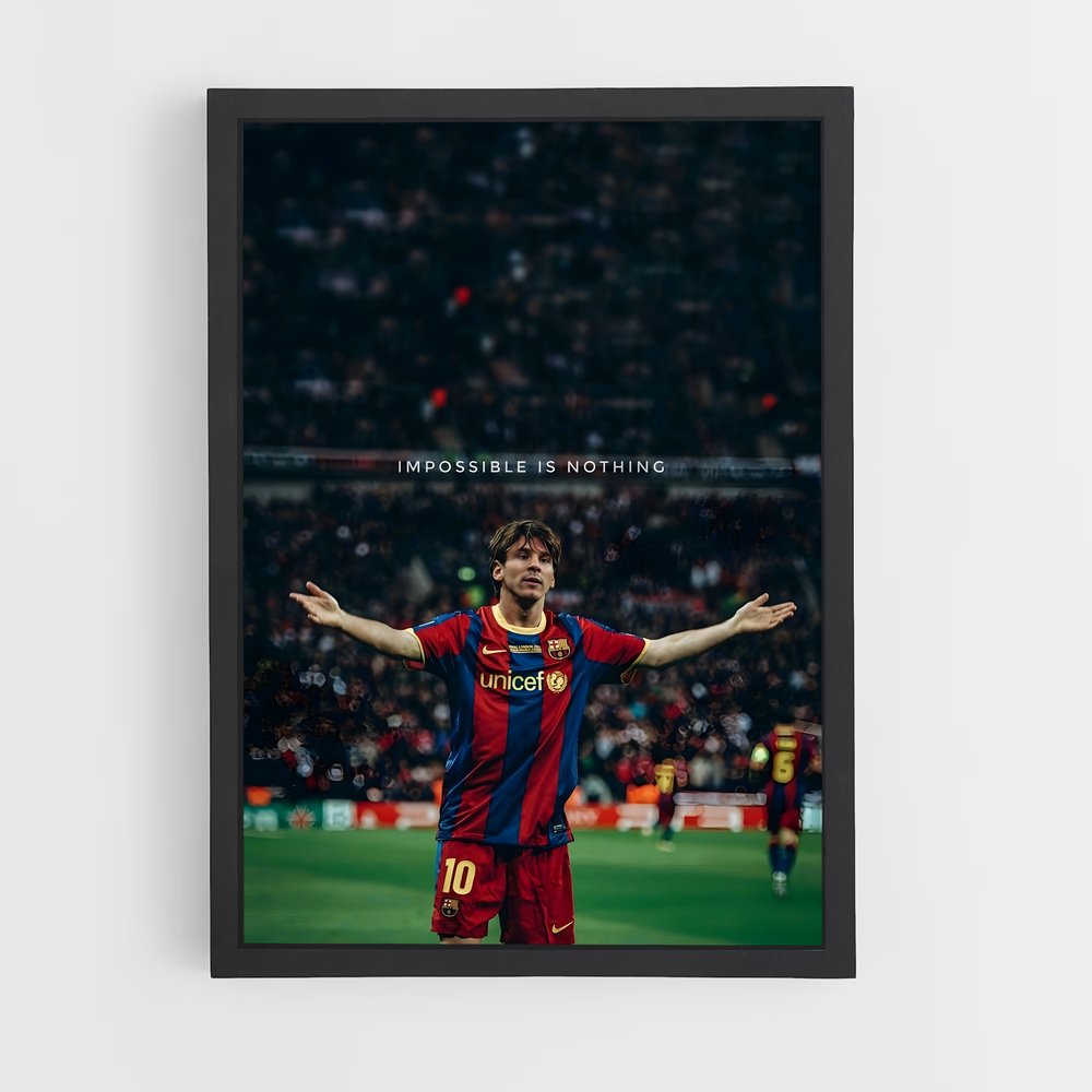 ap-lionel messi-17 cadre Noir