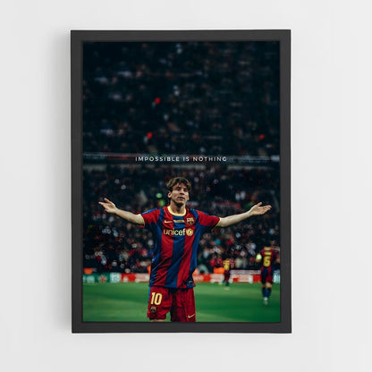 ap-lionel messi-17 cadre Noir