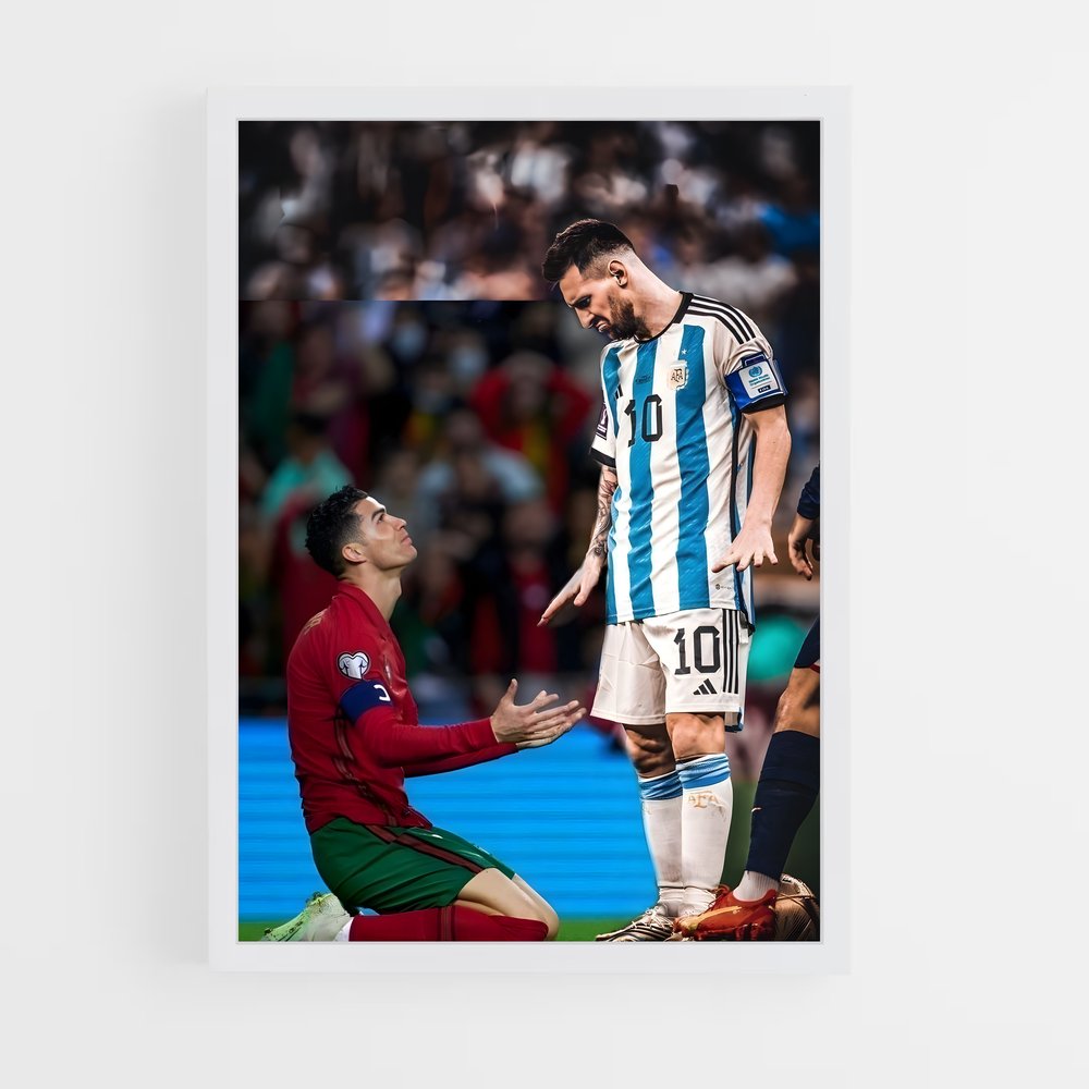 ap-lionel messi-9 cadre Blanc