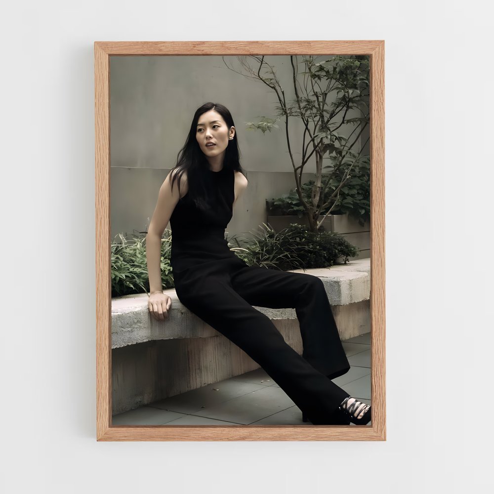 ap-liu wen-1 cadre Bois clair