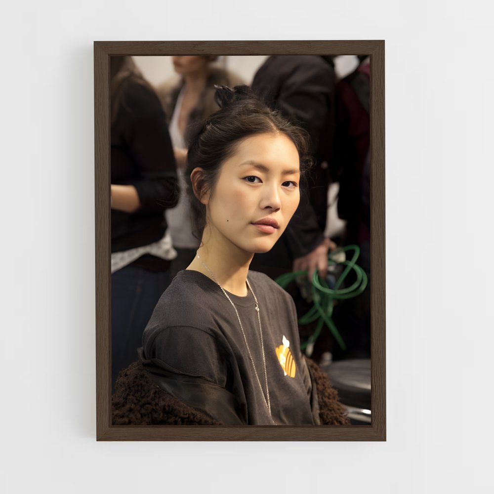 ap-liu wen-5 cadre Bois foncé