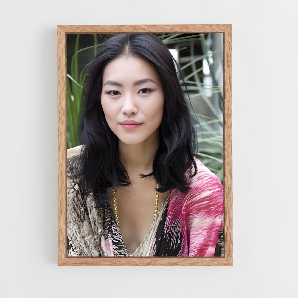ap-liu wen-6 cadre Bois clair