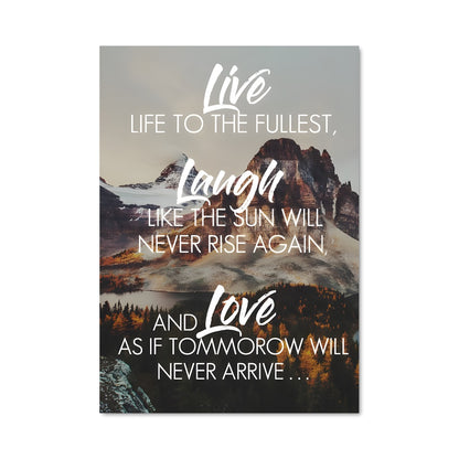 Poster Sommet de Vie
