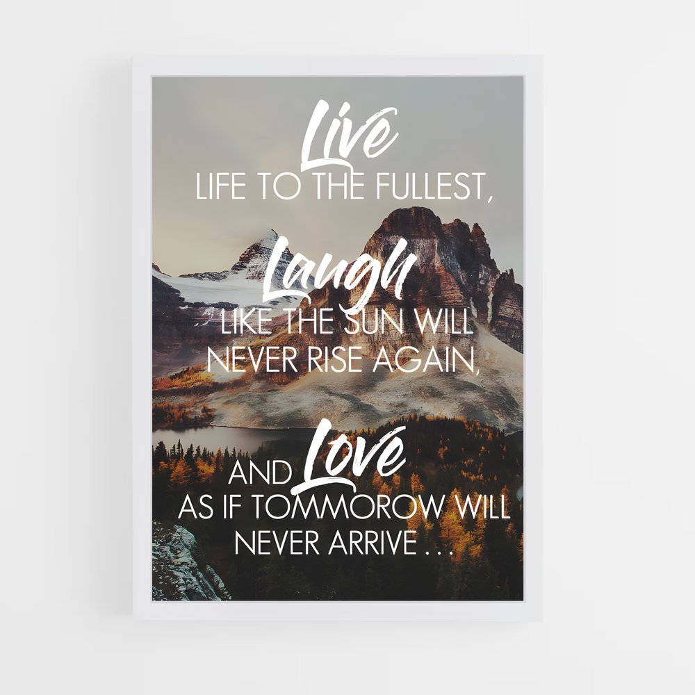 ap-live laugh love-1 cadre Blanc
