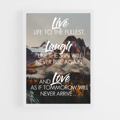 ap-live laugh love-1 cadre Blanc