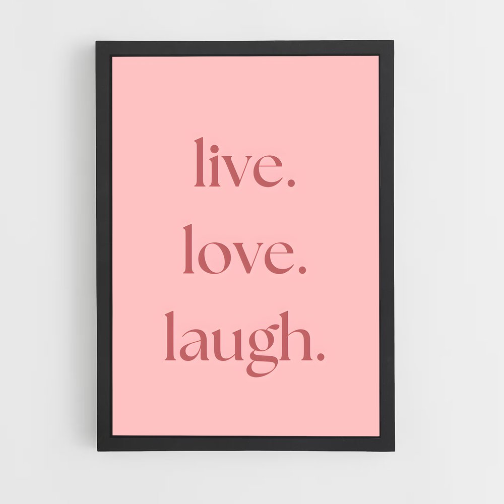 ap-live laugh love-3 cadre Noir