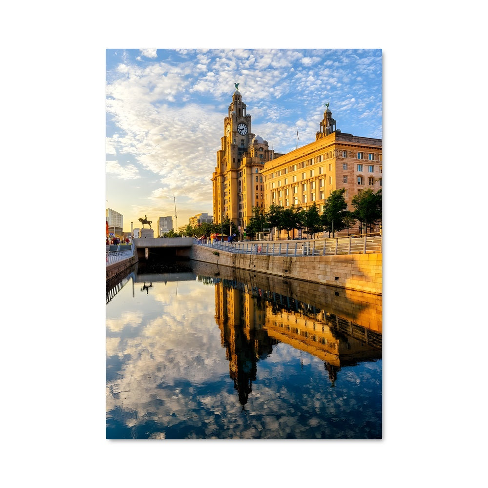 Poster Liverpool au Bord de l'Eau