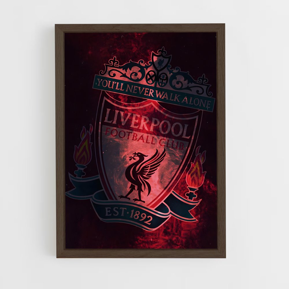 ap-liverpool fc-12 cadre Bois foncé