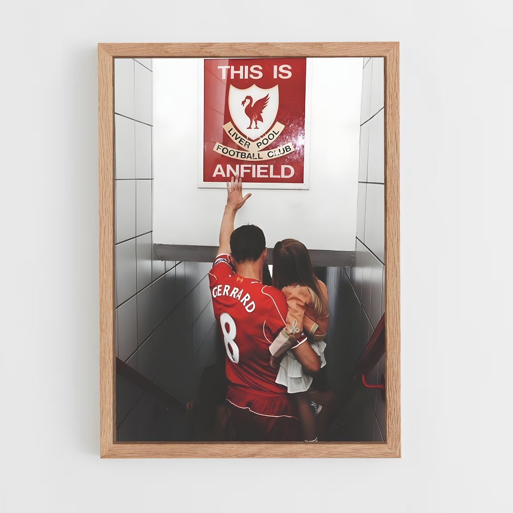 ap-liverpool fc-8 cadre Bois clair