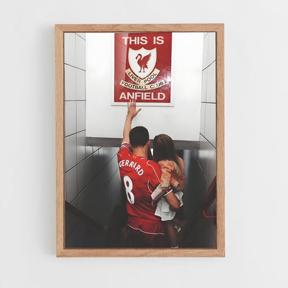 ap-liverpool fc-8 cadre Bois clair