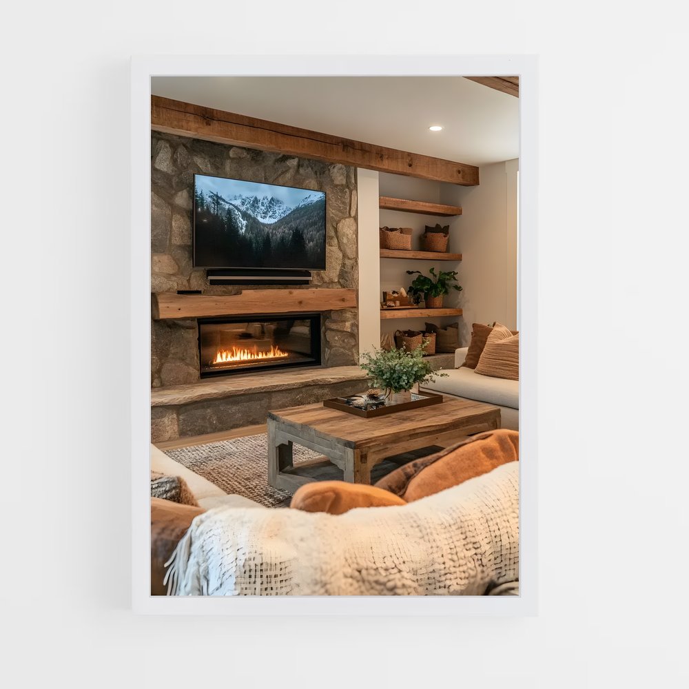 ap-living room-10 cadre Blanc