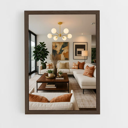 ap-living room-3 cadre Bois foncé