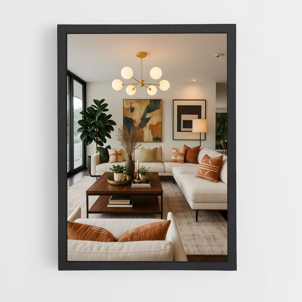 ap-living room-3 cadre Noir