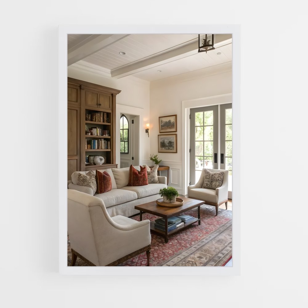 ap-living room-5 cadre Blanc