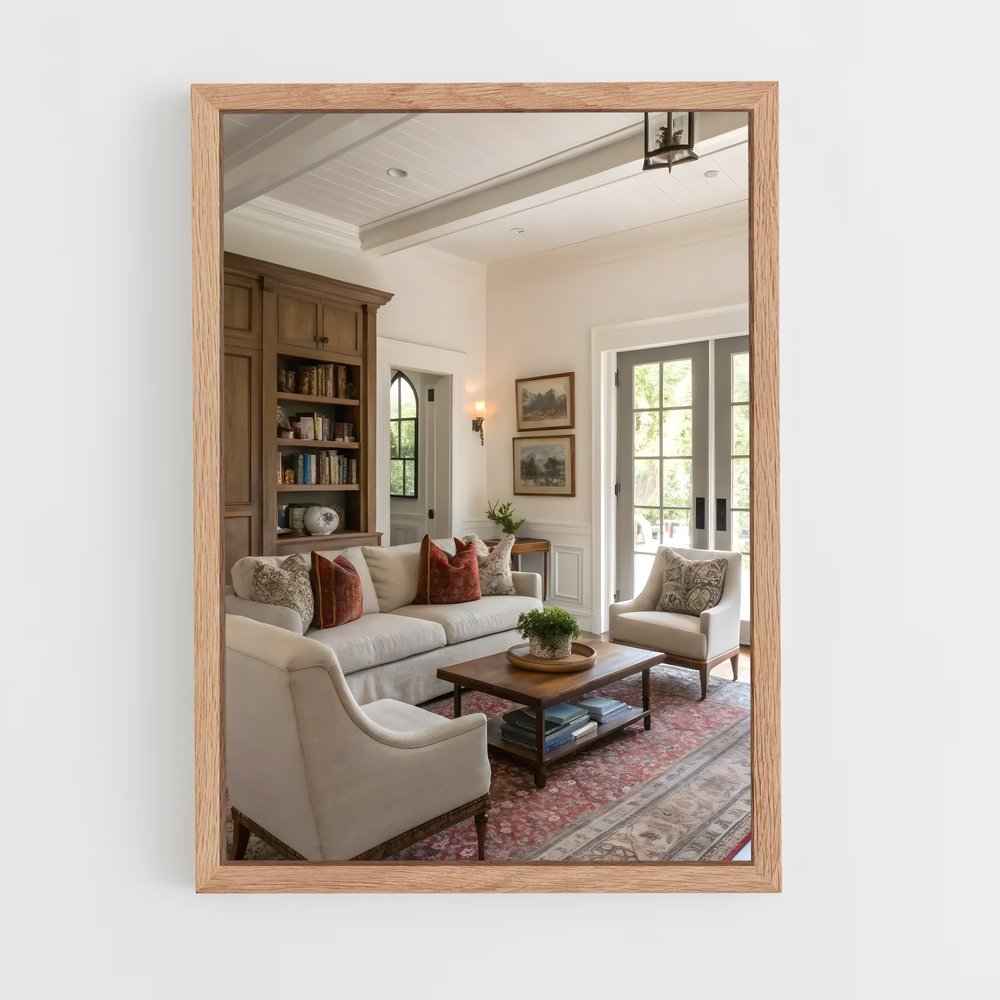 ap-living room-5 cadre Bois clair