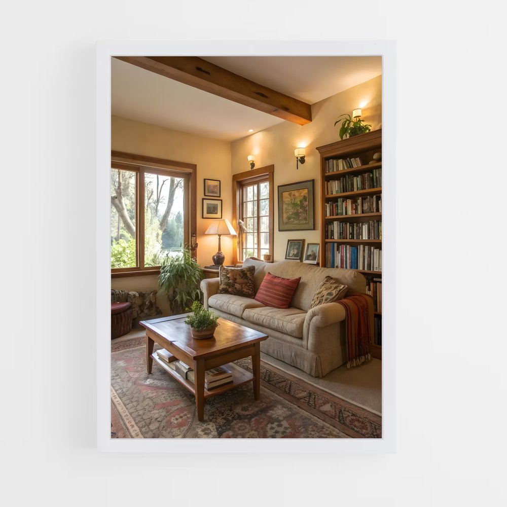 ap-living room-7 cadre Blanc