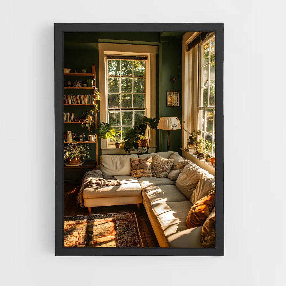 ap-living room-8 cadre Noir