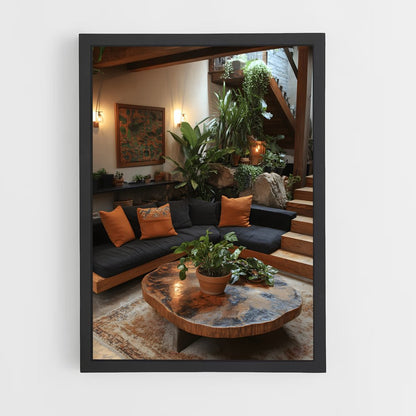 ap-living room-9 cadre Noir