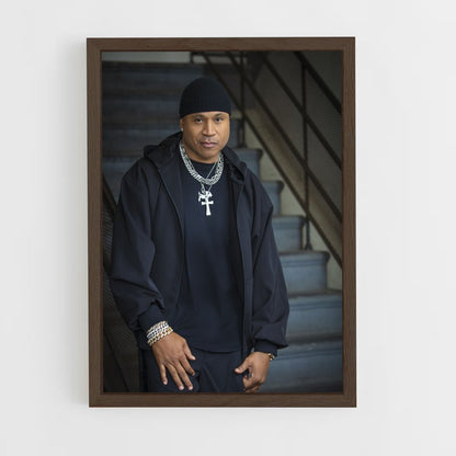 ap-ll cool j-2 cadre Bois foncé