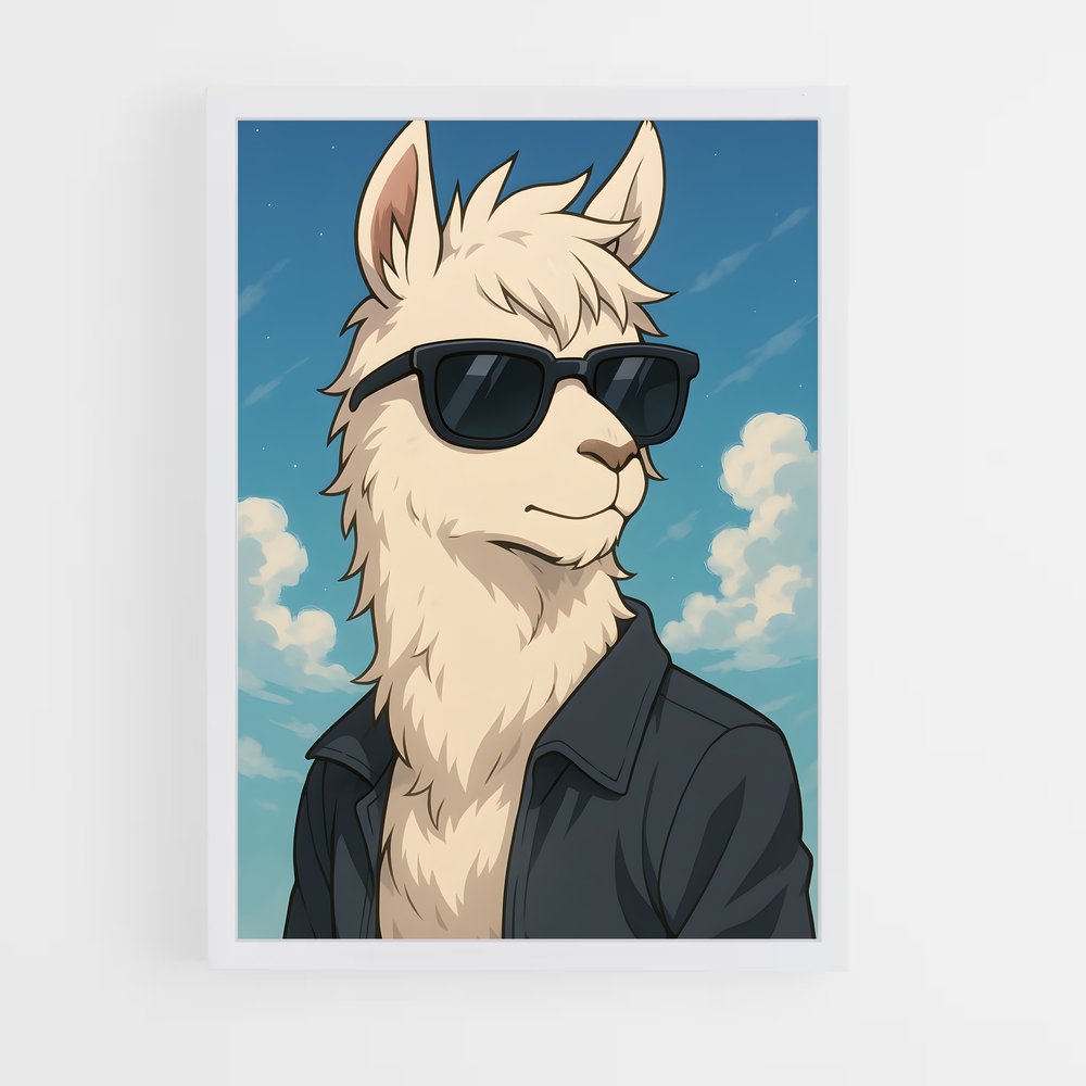ap-llama-1 cadre Blanc