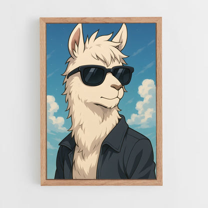 ap-llama-1 cadre Bois clair