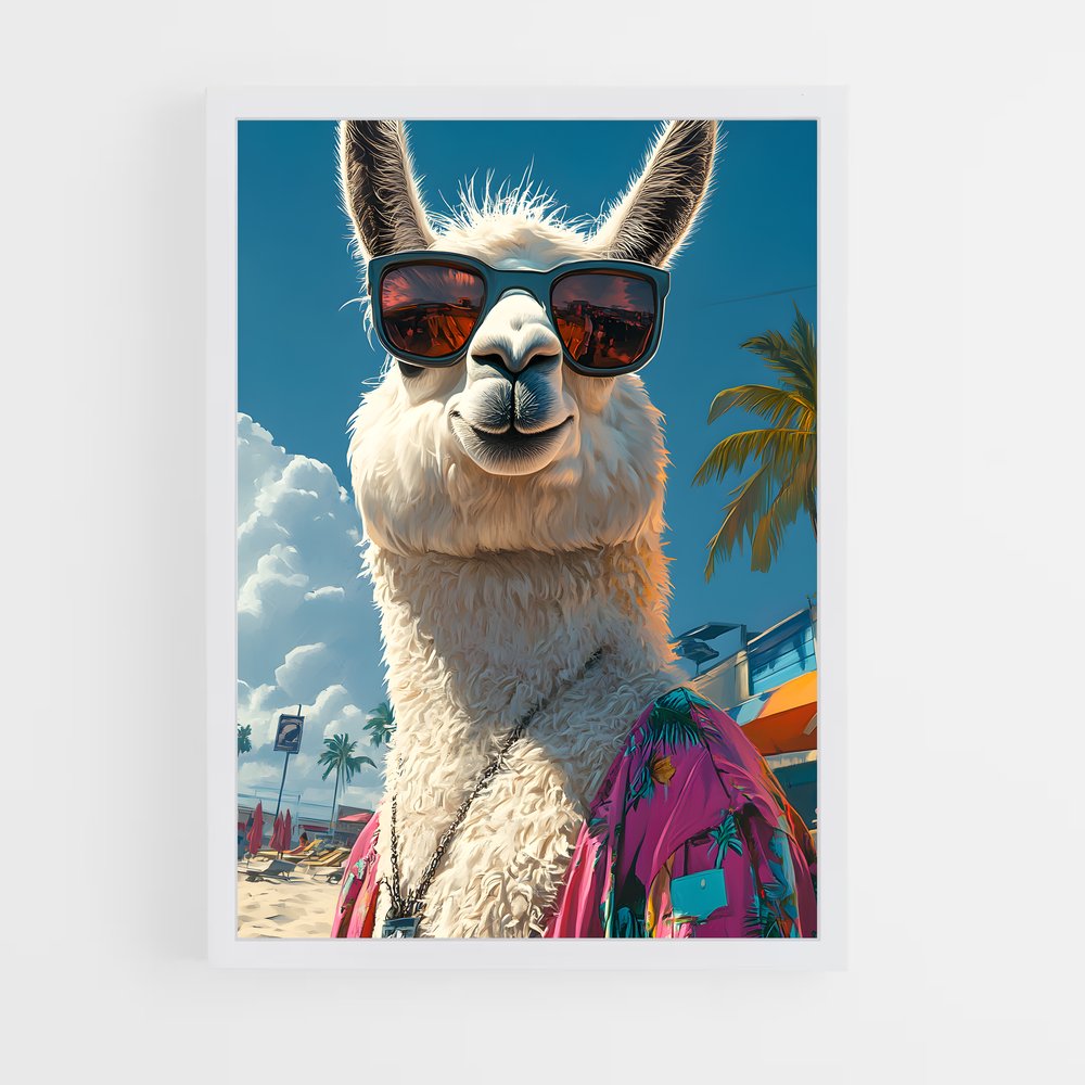 ap-llama-12 cadre Blanc
