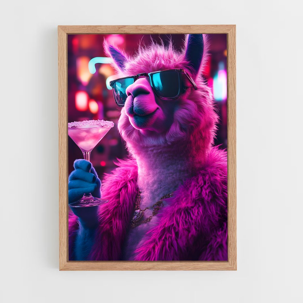 ap-llama-7 cadre Bois clair
