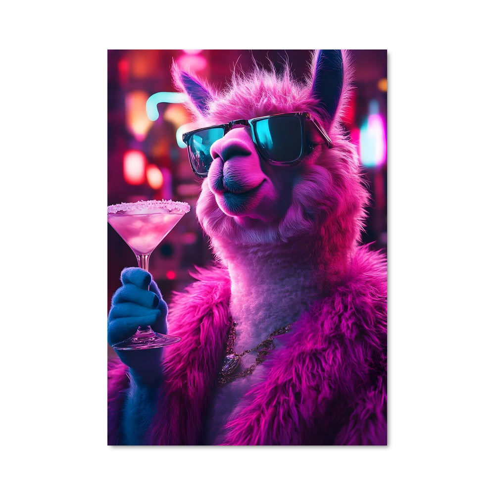 Poster Llama Love