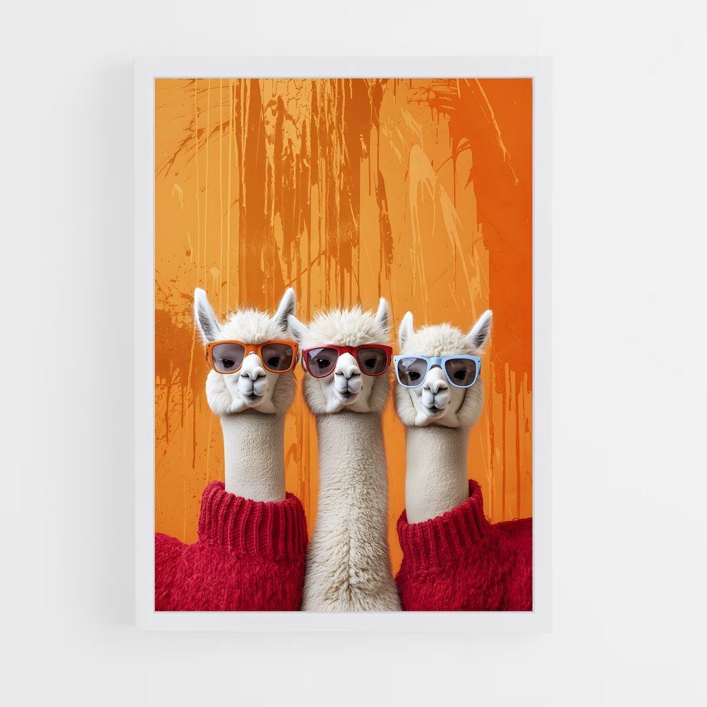 ap-llama-8 cadre Blanc