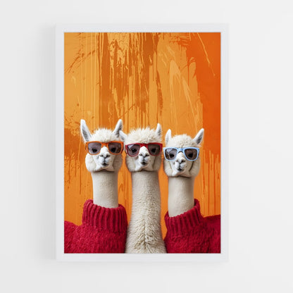 ap-llama-8 cadre Blanc