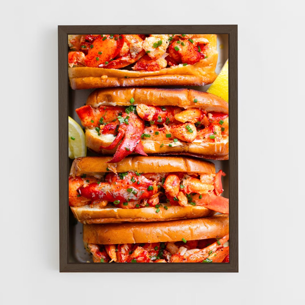 ap-lobster roll-1 cadre Bois foncé