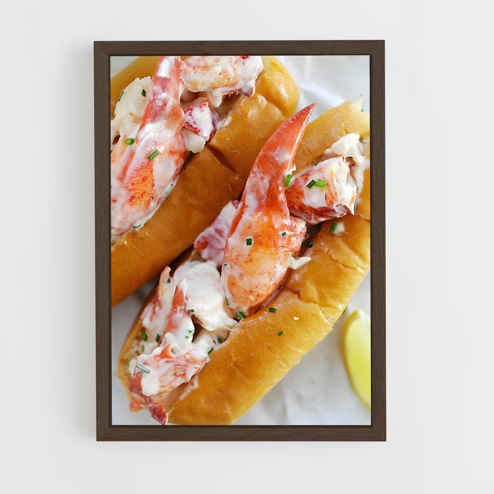 ap-lobster roll-2 cadre Bois foncé