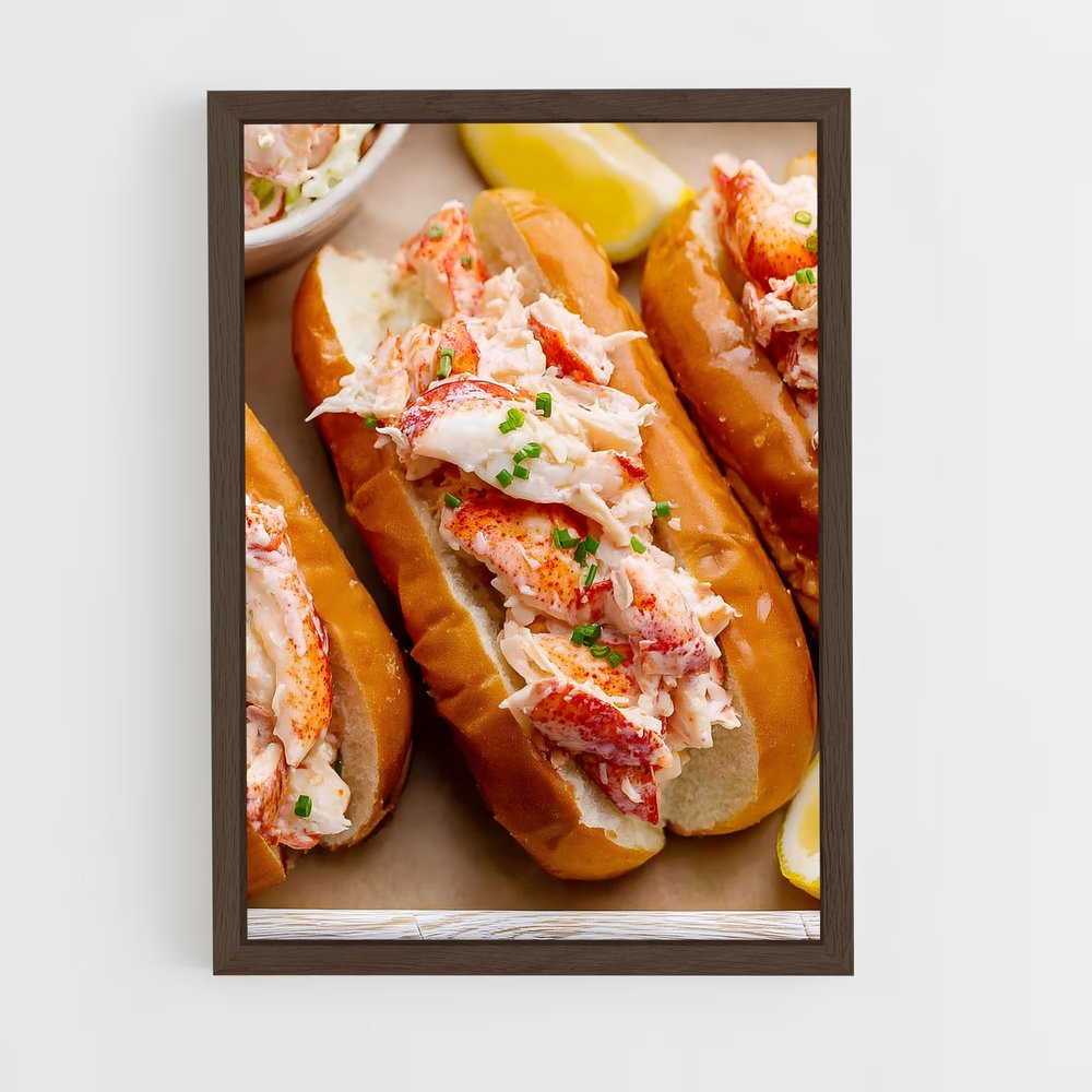 ap-lobster roll-3 cadre Bois foncé