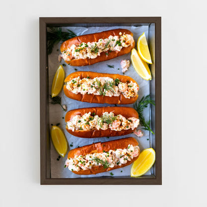 ap-lobster roll-5 cadre Bois foncé