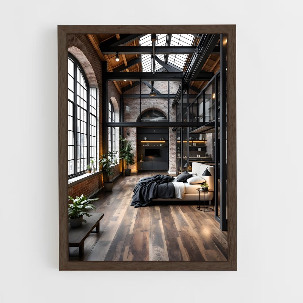 ap-loft-10 cadre Bois foncé