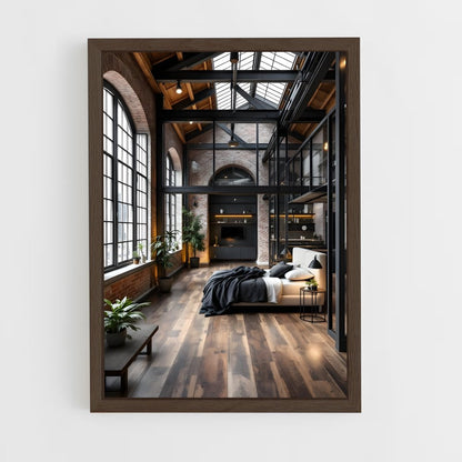 ap-loft-10 cadre Bois foncé