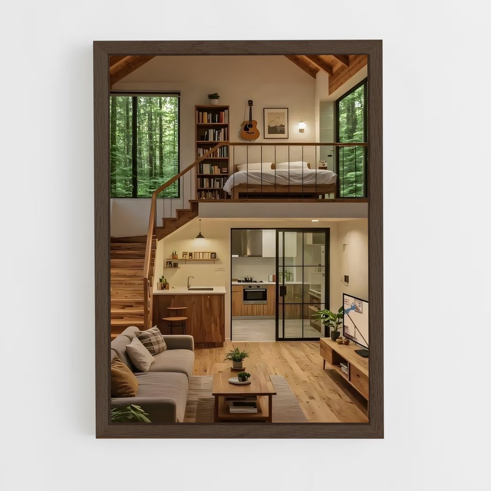 ap-loft-2 cadre Bois foncé