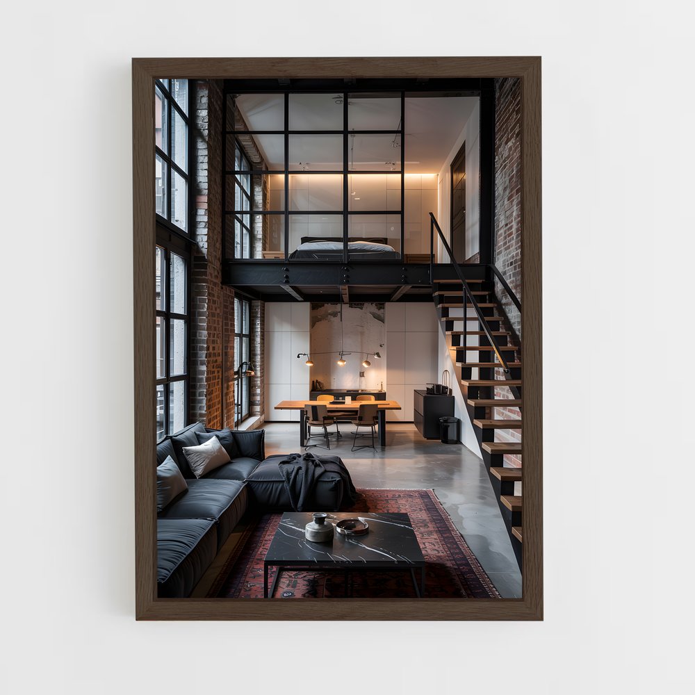ap-loft-9 cadre Bois foncé