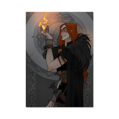 Poster Flamme d'Énigme