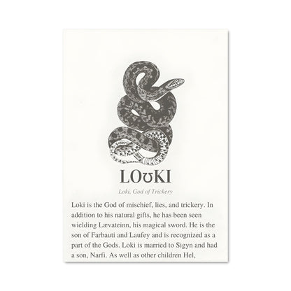 Poster Serpent de Loki