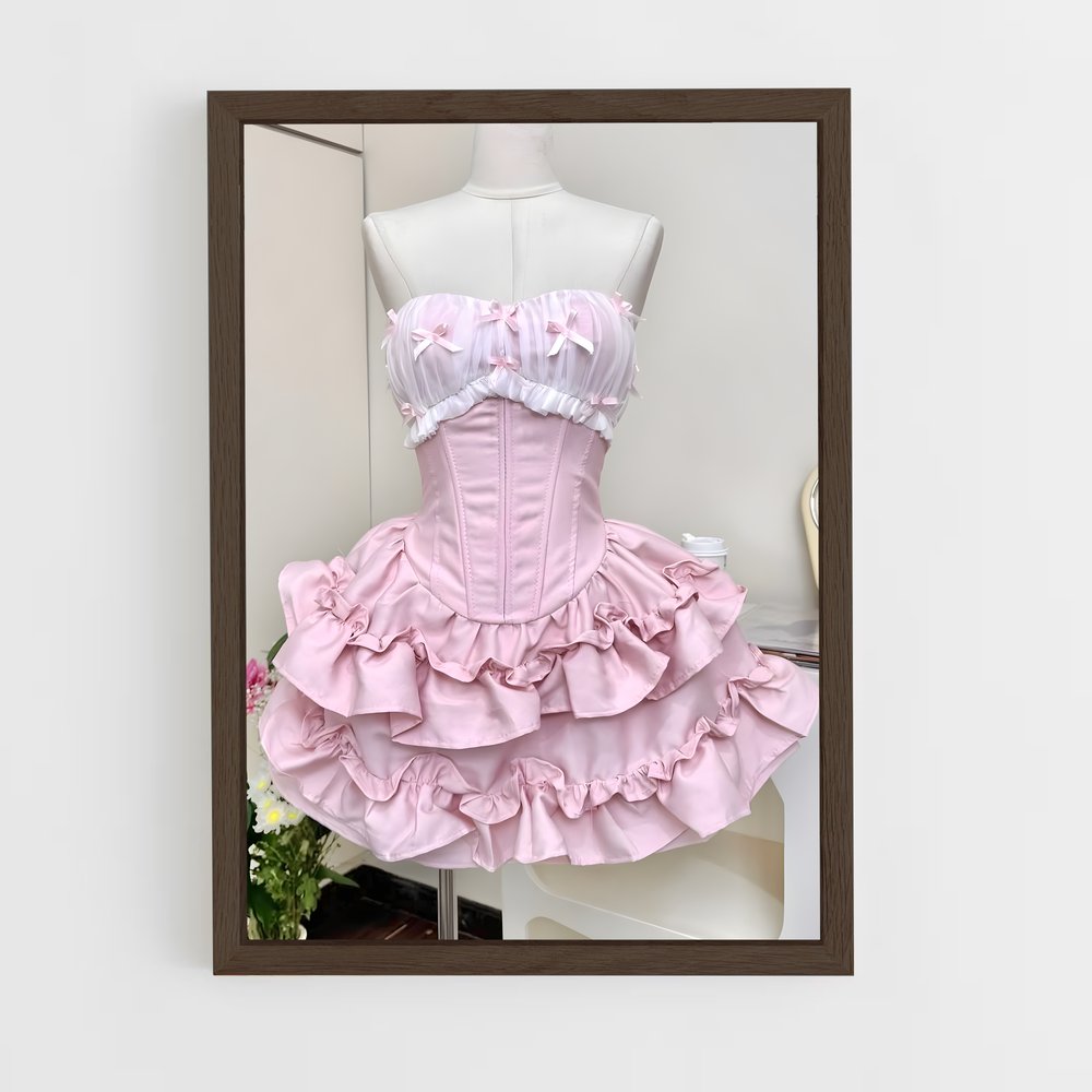 ap-lolita fashion-8 cadre Bois foncé