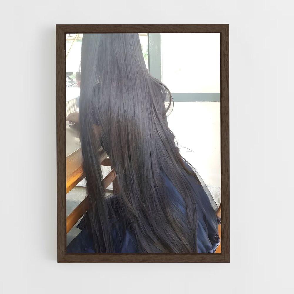 ap-long hair-5 cadre Bois foncé