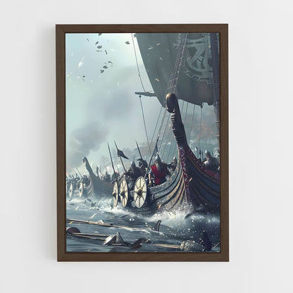 ap-longship-1 cadre Bois foncé