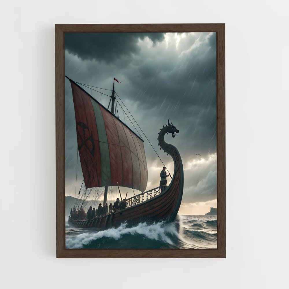 ap-longship-10 cadre Bois foncé