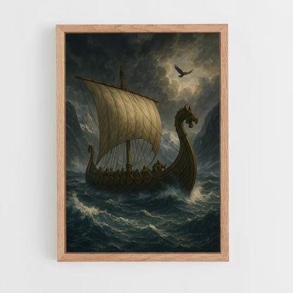 ap-longship-7 cadre Bois clair
