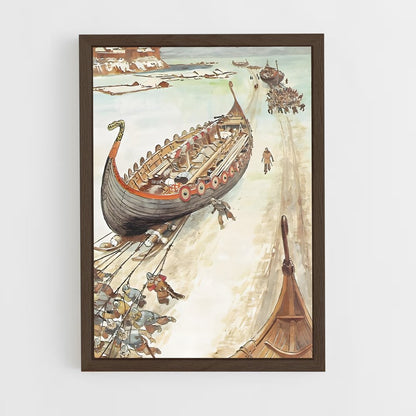 ap-longship-8 cadre Bois foncé