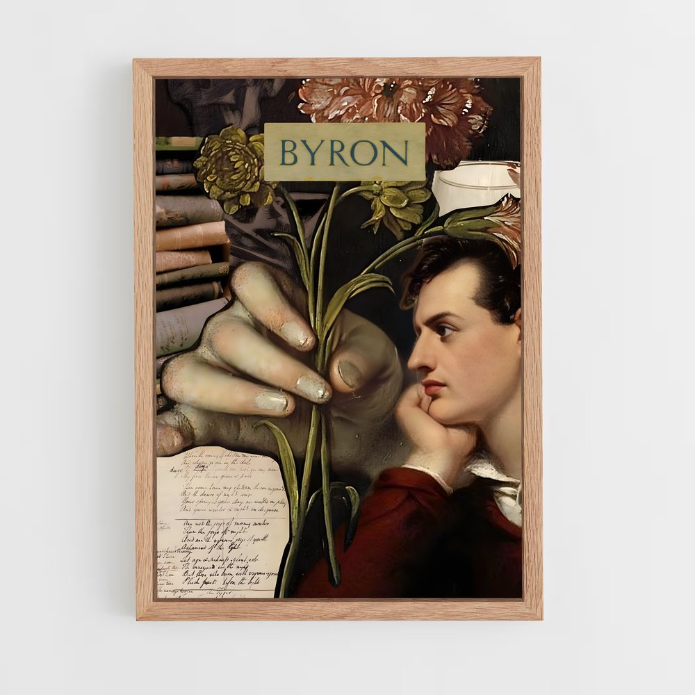 ap-lord byron-1 cadre Bois clair