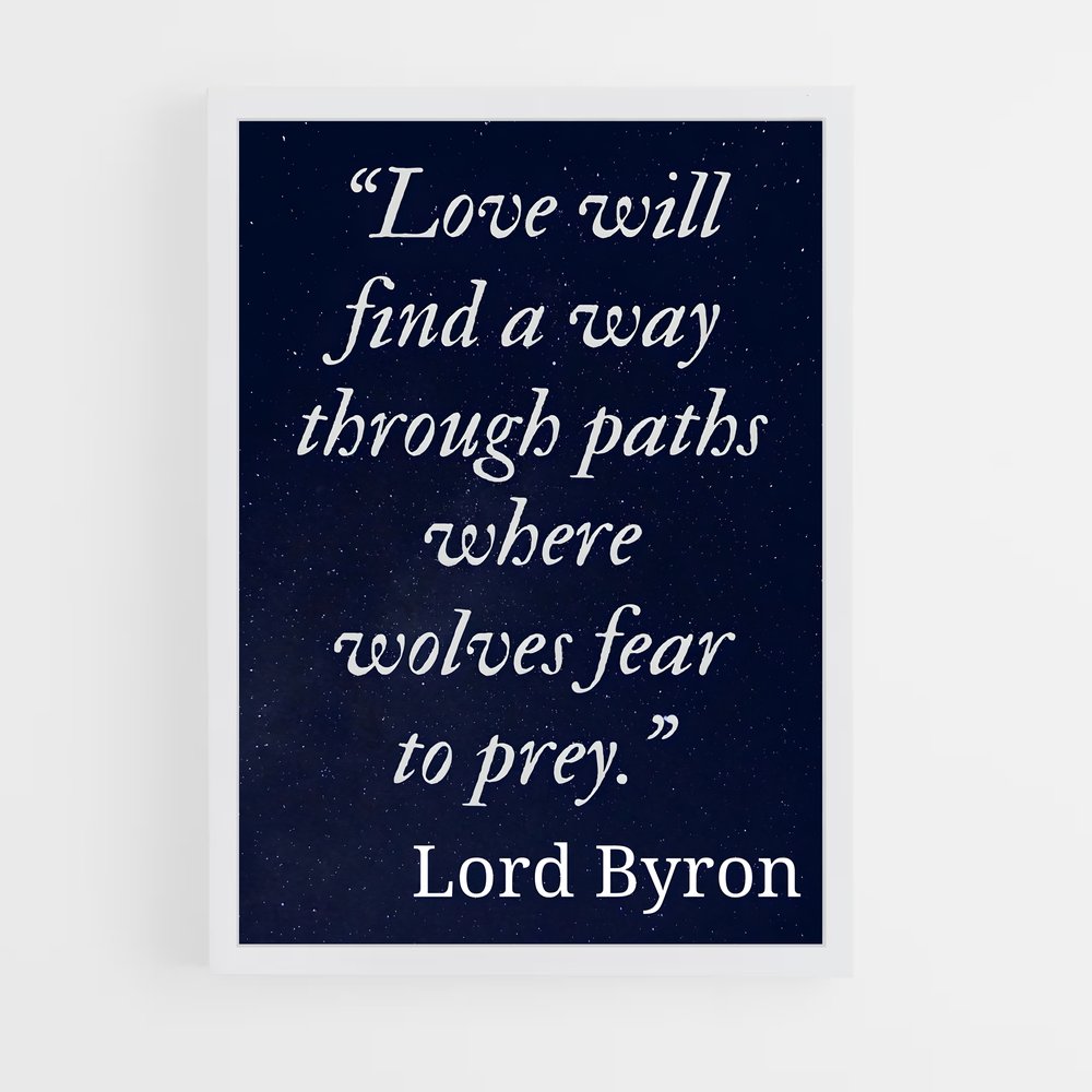 ap-lord byron-4 cadre Blanc