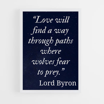 ap-lord byron-4 cadre Blanc