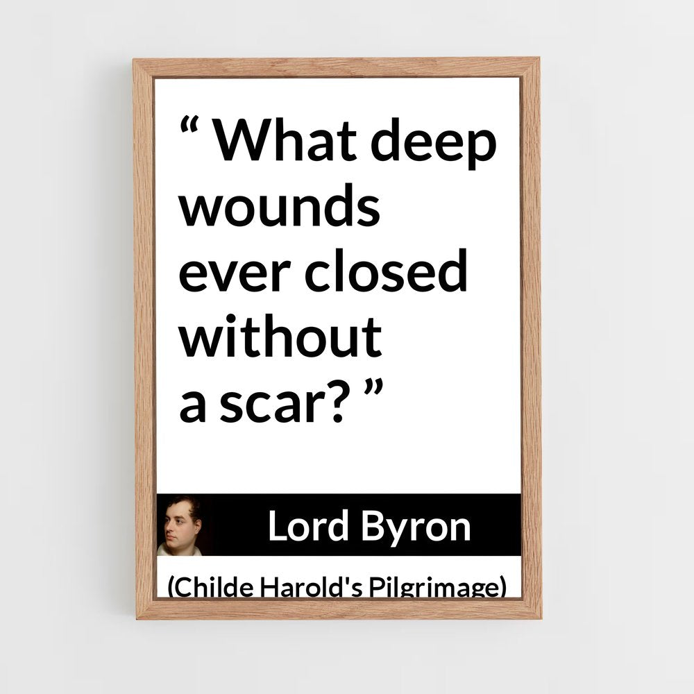 ap-lord byron-5 cadre Bois clair